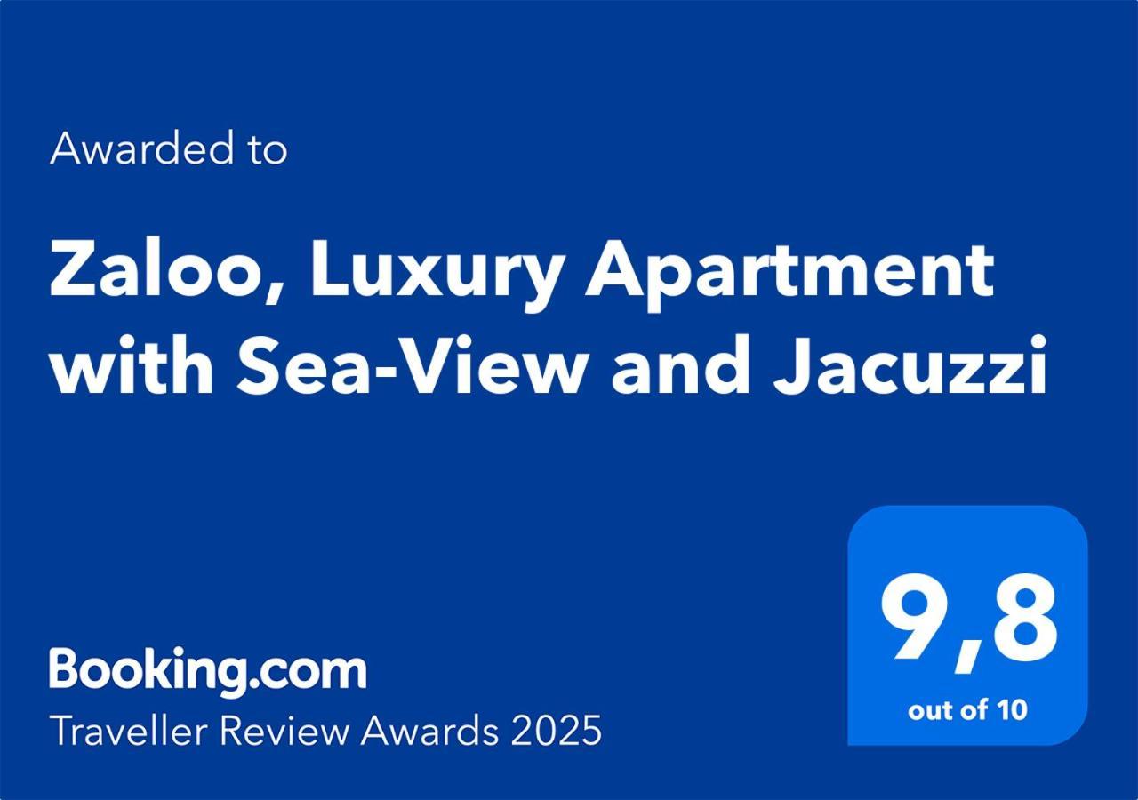 Zaloo, Luxury Apartment With Sea-View And Jacuzzi 斯普利特 外观 照片